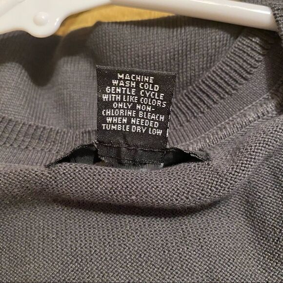 Alfani Grey Pullover Casual Sweater - Picture 7 of 8